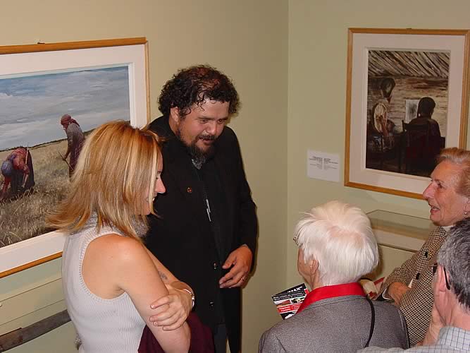 Travelling Exhibition Openning Reception Moose Jaw