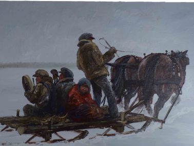 Four people going for a ride