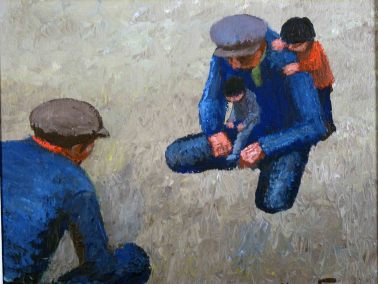 Two Men In Blue