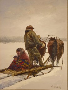 People on a Sleigh