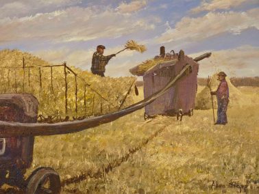 Men Treshing