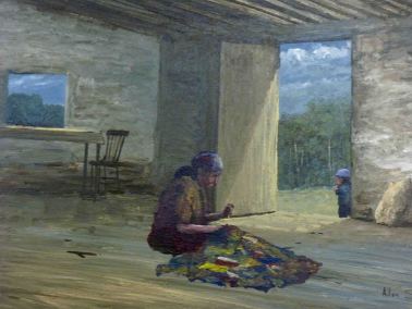 Lady Sewing